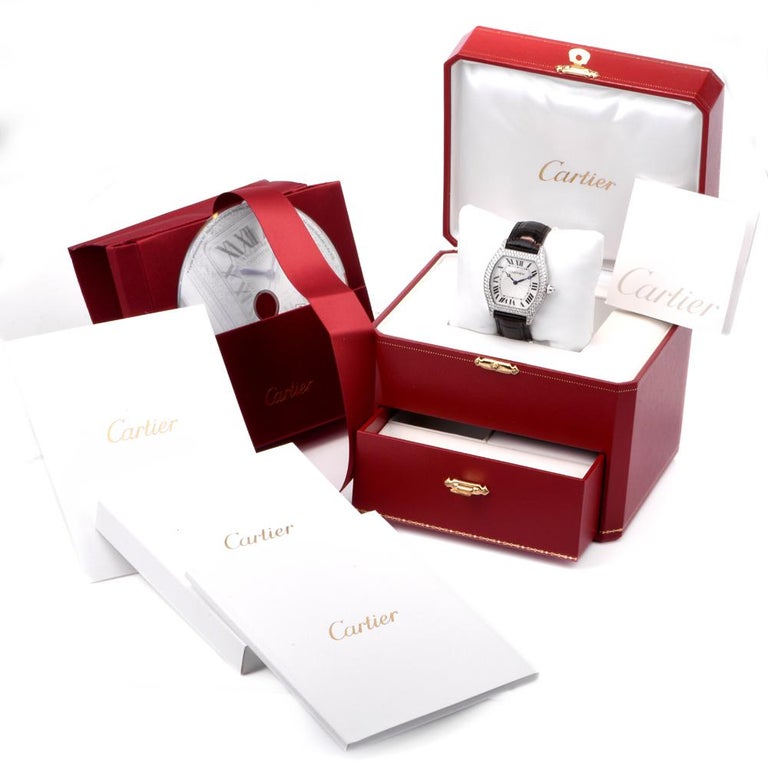 Cartier Tortue XL Large Women Watch Factory Diamond Reference 2497 For ...