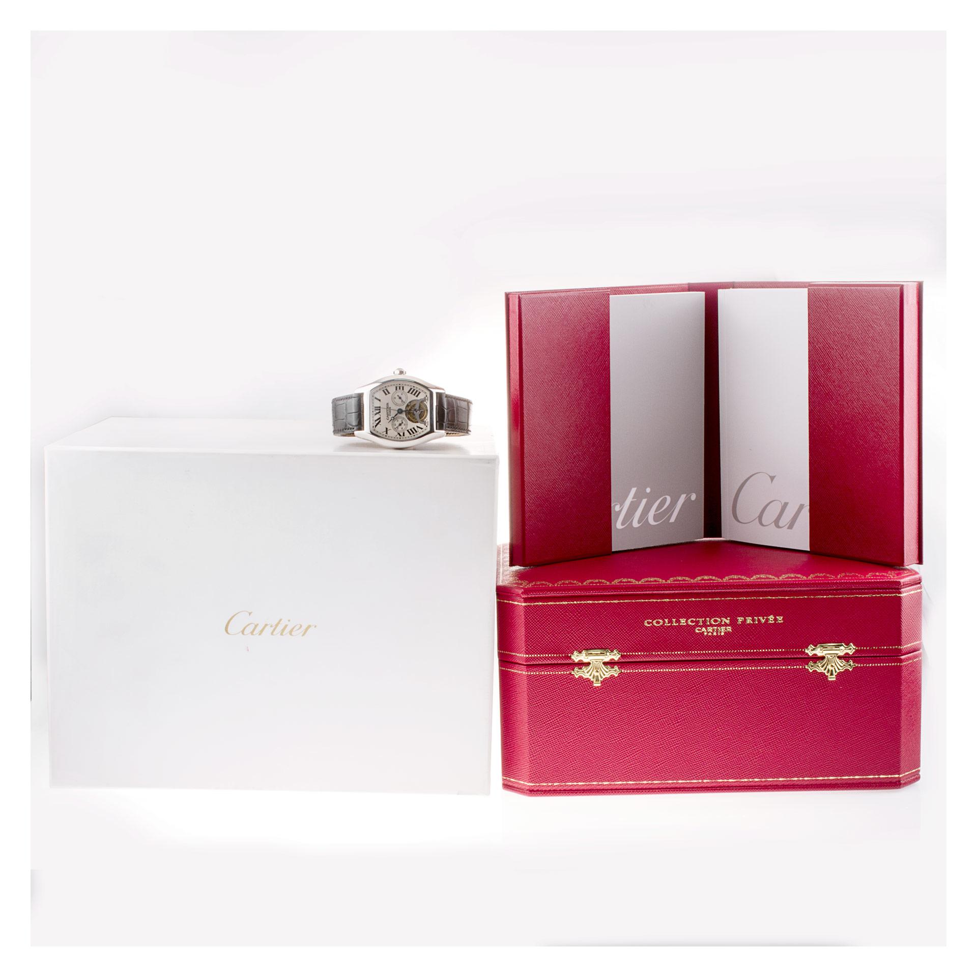 Cartier Tortue XL Platinum Tourbillon Chronograph Monopoussoir 2