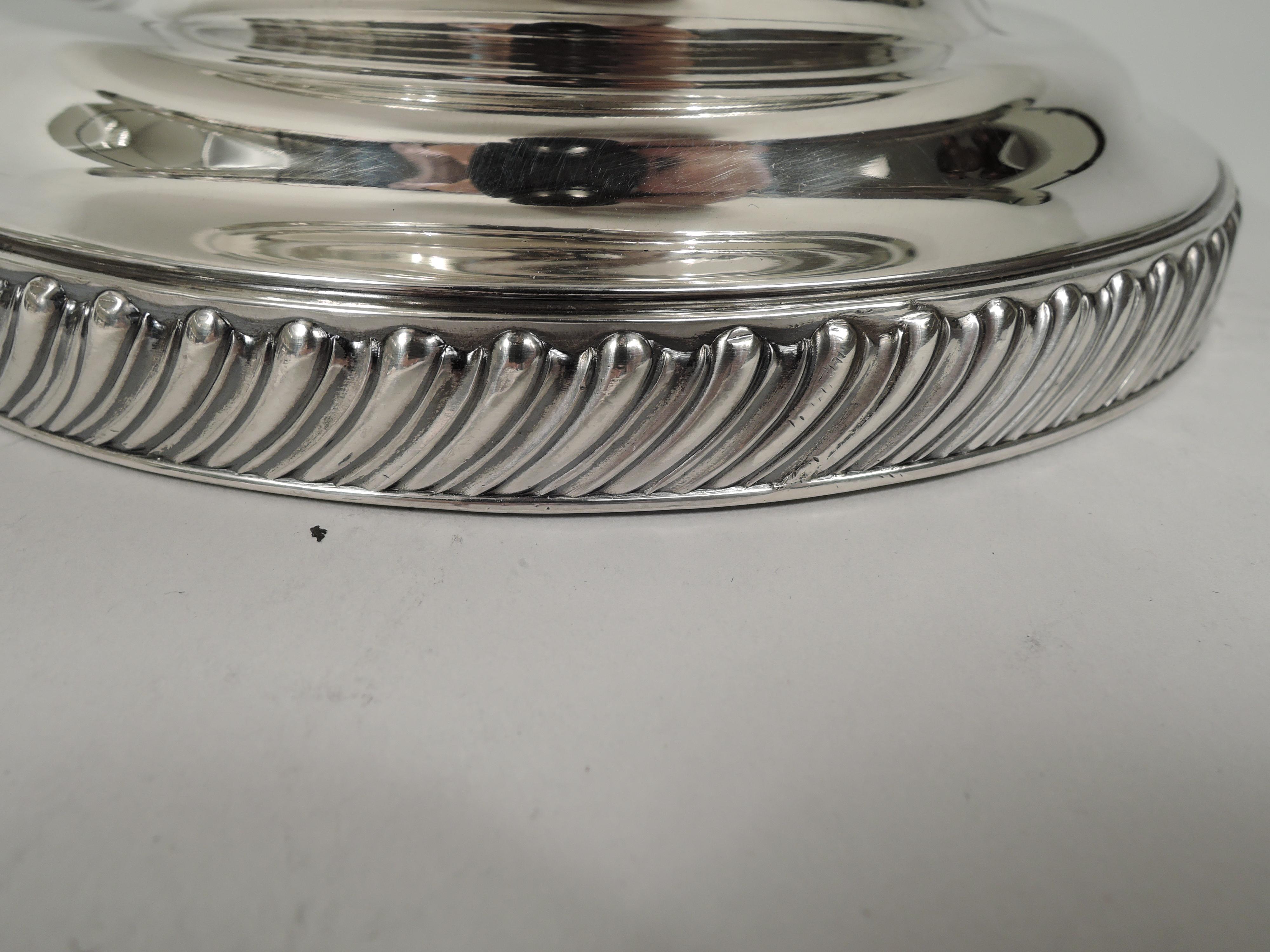 American Cartier Traditional Georgian Sterling Silver Centerpiece Bowl