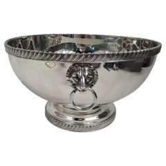 Cartier Traditional Georgian Sterling Silver Centerpiece Bowl