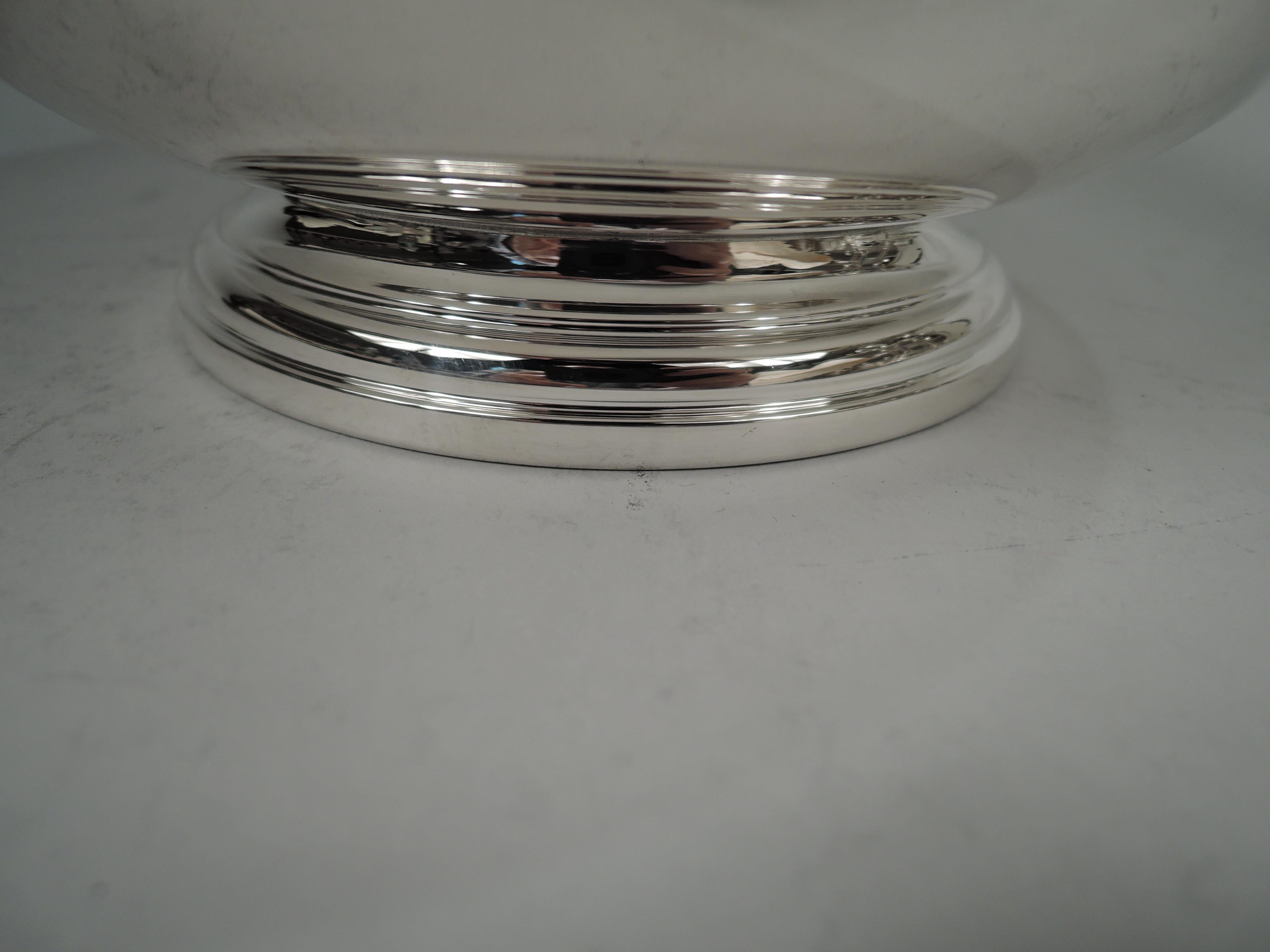 American Colonial Cartier Traditional Sterling Silver Revere Bowl For Sale