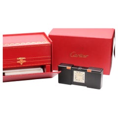 Cartier Travel Alarm Clock Ref. 2705, Box and Papers, 2004