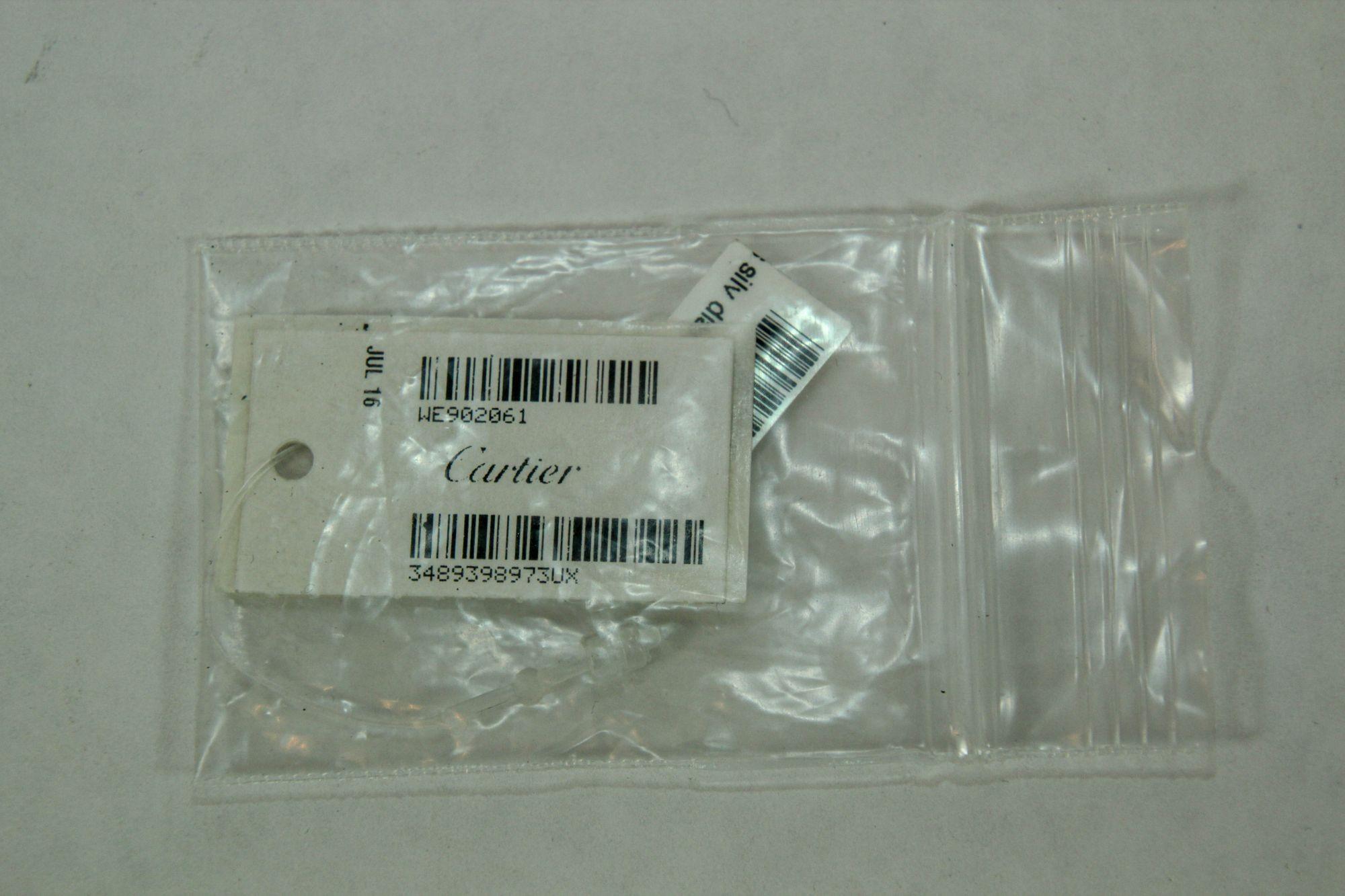 Cartier Schmuck Aufbewahrung Uhrenbox in rotem Leder vergoldet geprägte im Angebot 5
