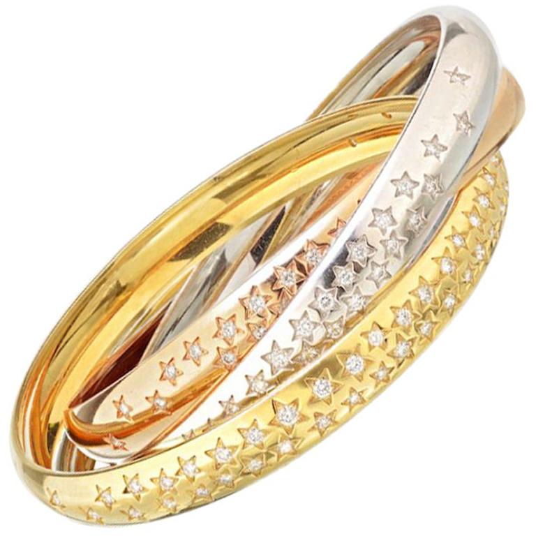 Cartier Trinity-Style Diamond Ring
