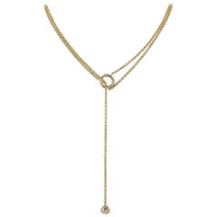 Cartier Tri-Color Gold Baby Trinity Necklace
