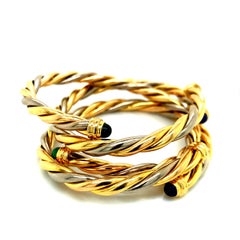 Cartier Tri-Color Gold Bangles