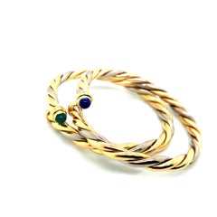 Cartier Tri-Color Gold Bangles