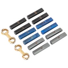 Cartier Tri-Color Gold Interchangeable Trinity Cufflinks