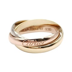 Cartier Tri Color Trinity Band Ring