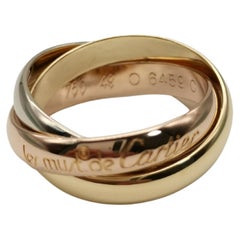 Cartier Tri Color Trinity Band Ring