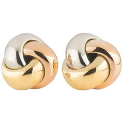 Cartier Tri-Color Trinity Cufflinks