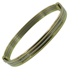 Cartier Tri Colored Gold Bangle Bracelet
