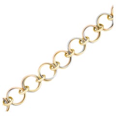 Cartier Dreifarbiges Gold Trinity Link-Armband
