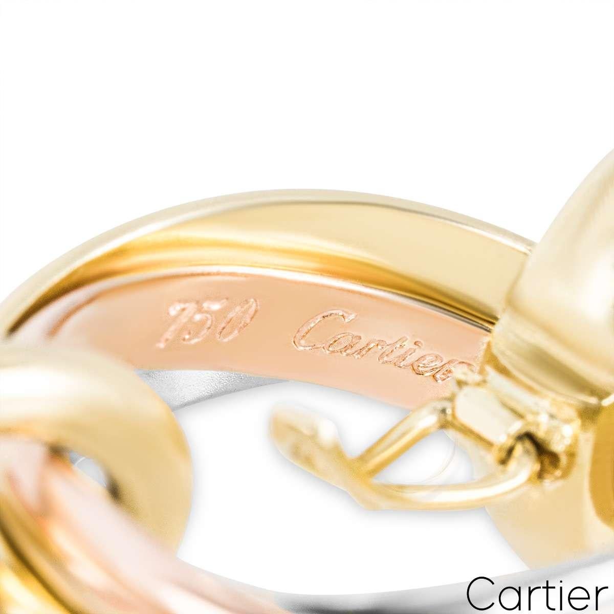 Cartier Bracelet à maillons Trinity en or tricolore Pour femmes en vente