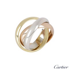 Cartier Tri-Colour Gold Trinity Ring