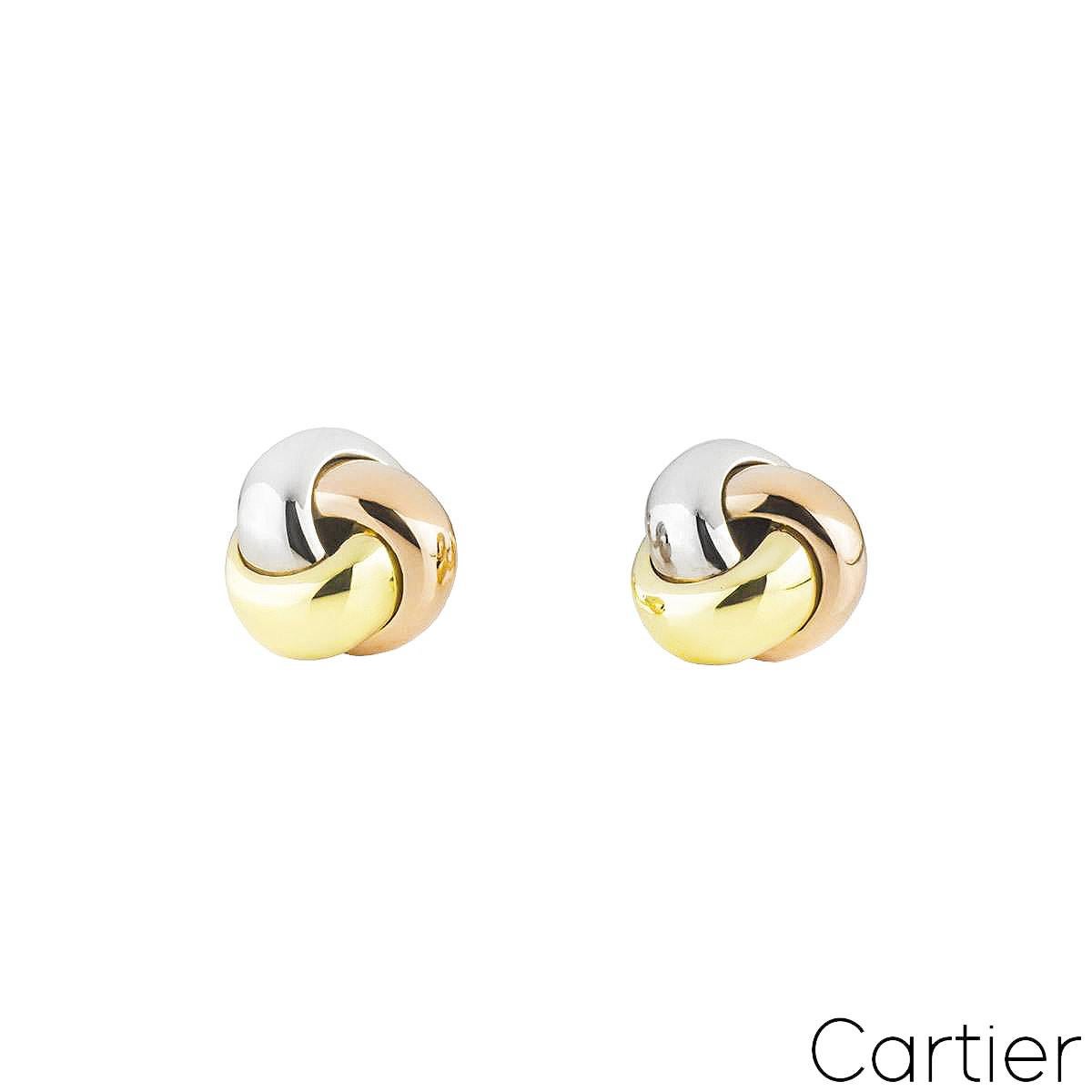 Gemelli Cartier Trinity in oro massiccio T1220731 In condizioni ottime in vendita a Mayfair, London, London