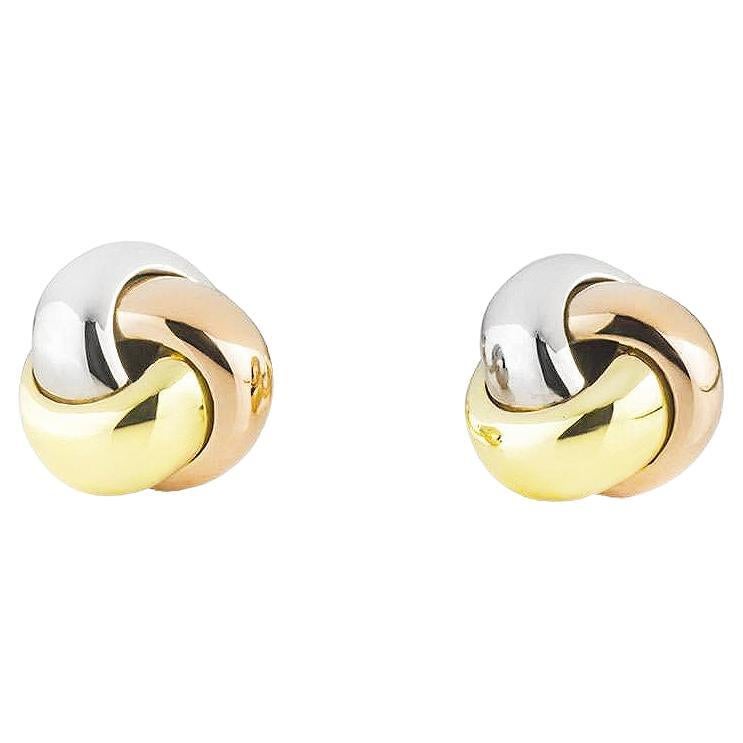 Gemelli Cartier Trinity in oro massiccio T1220731
