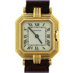 Cartier Tricolor Ceinture Quartz Wristwatch