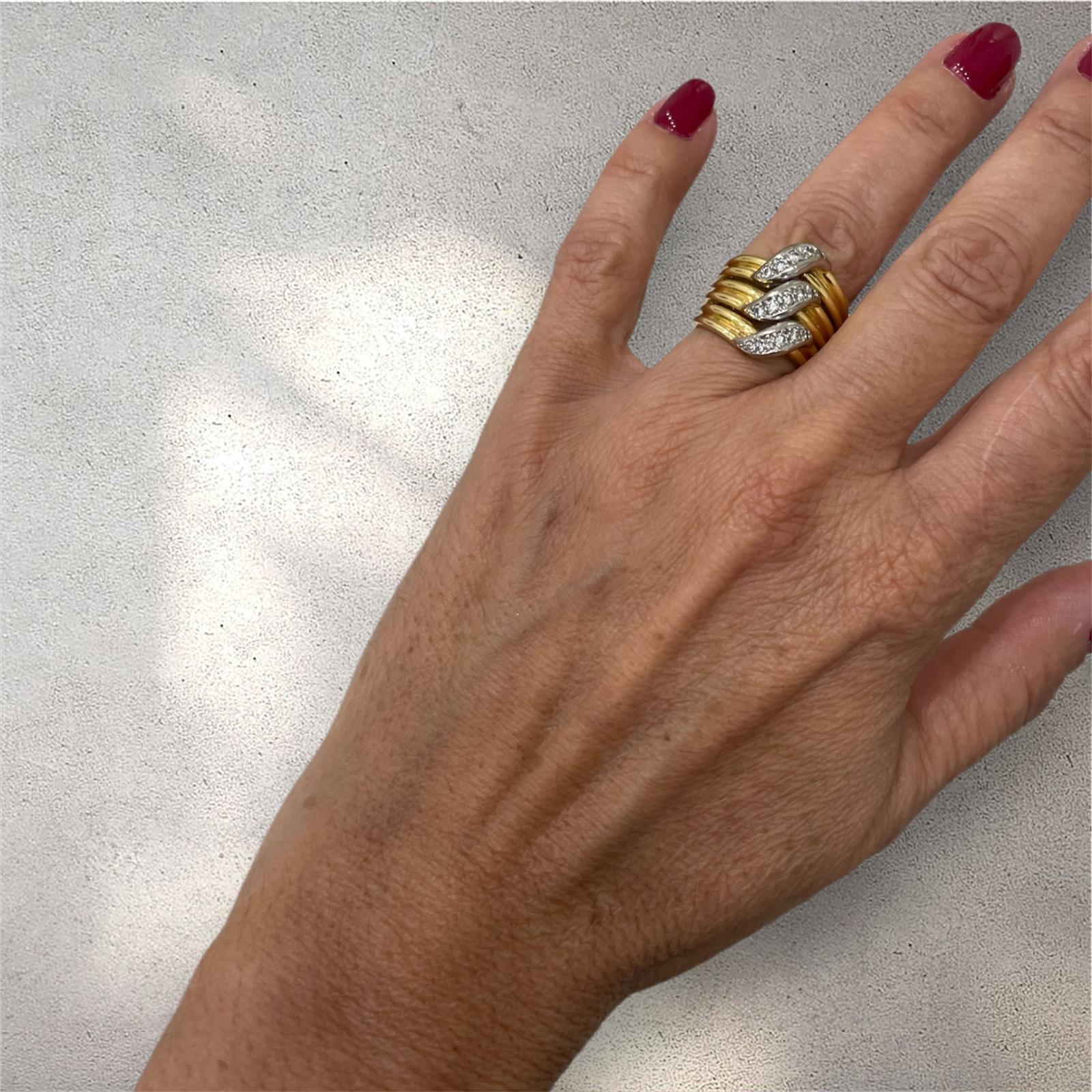 Cartier Trilium Modell Diamantring aus Gold mit Diamanten 2