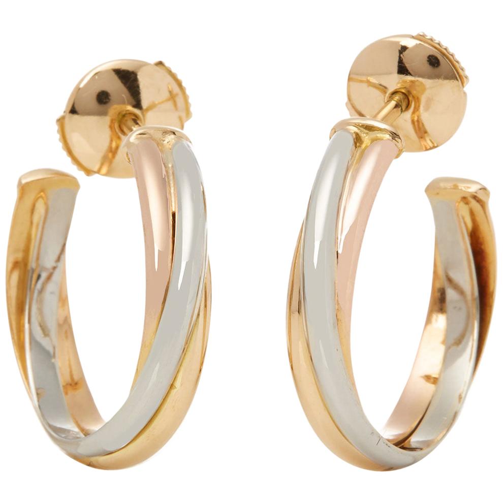 Classic Cartier Trinity Earrings at 1stDibs