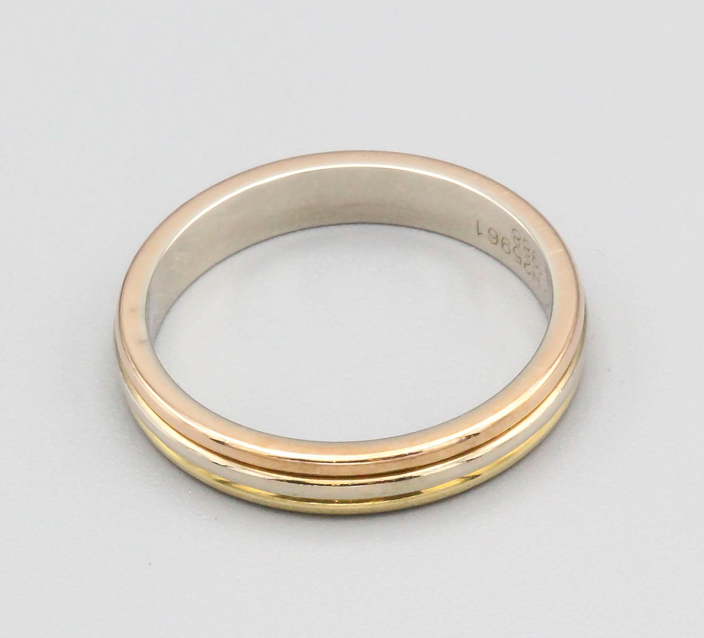 3 color gold ring
