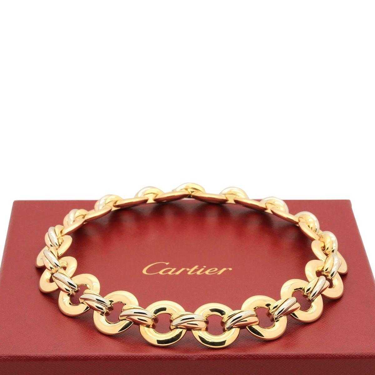 Cartier Trinity 18 Karat Gold Choker Necklace 4