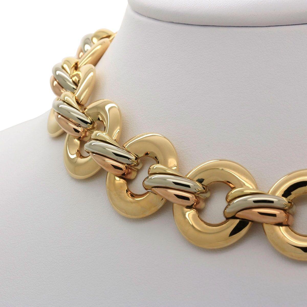 Cartier Trinity 18 Karat Gold Choker Necklace 6