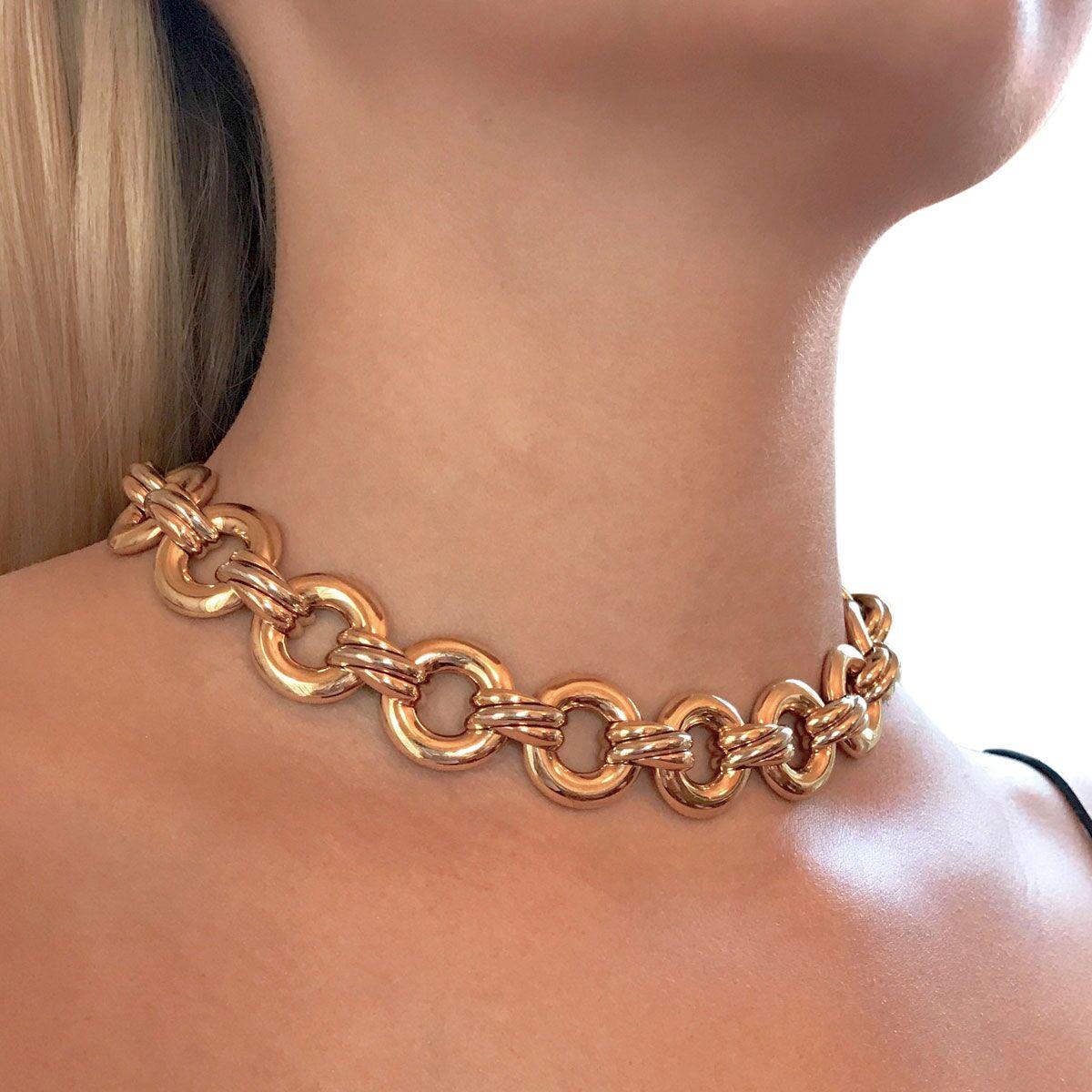 Cartier Trinity 18 Karat Gold Choker Necklace 7