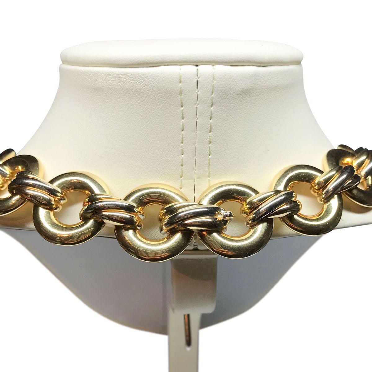 Contemporary Cartier Trinity 18 Karat Gold Choker Necklace