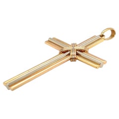 Cartier Trinity 18 Karat Gold Cross Pendant