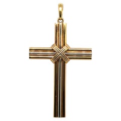 Cartier Trinity 18 Karat Gold Cross Pendant