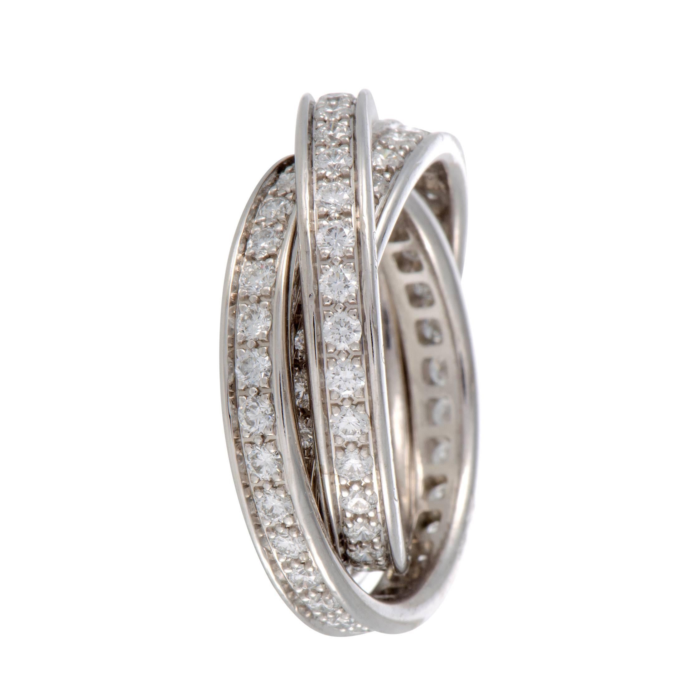 white gold rolling ring