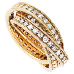 Cartier Trinity 18 Karat Gelbgold Diamantring