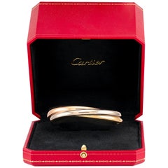 Cartier Vintage Trinity Bracciale a tre bande in oro giallo, bianco e rosa 18 ct.