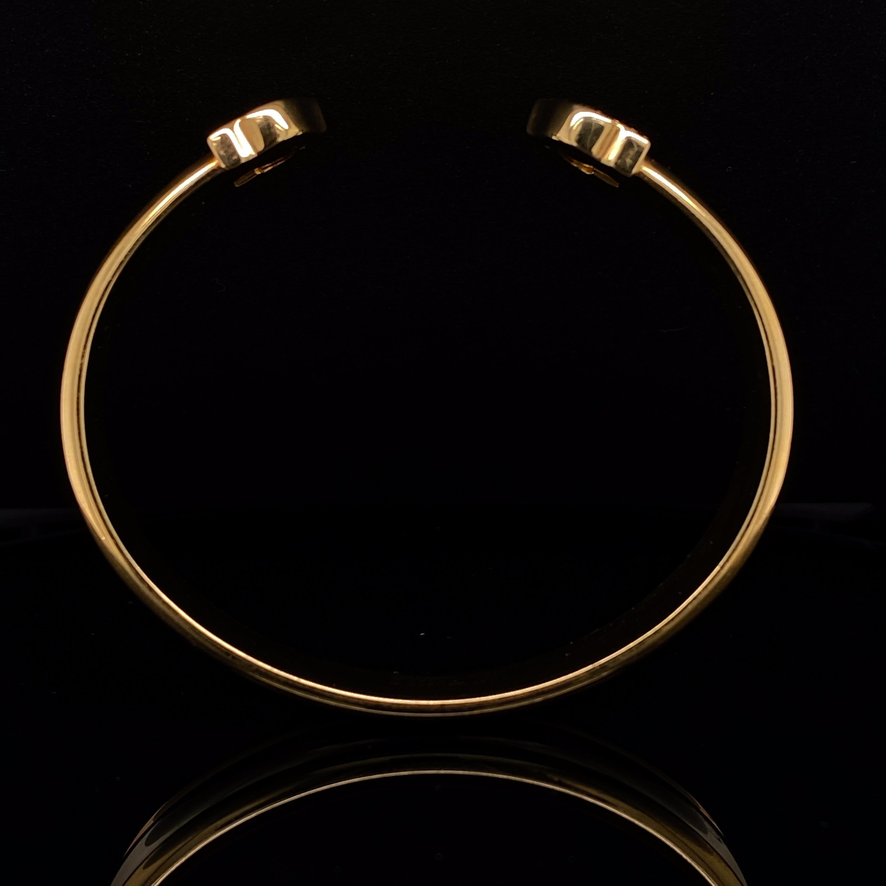 Contemporary Cartier Trinity 18 Karat Yellow White and Rose Gold Cuff Bracelet