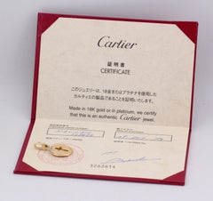 Cartier Trinity 18K Gold Cross Charm Pendant