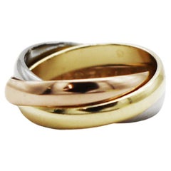 Cartier Trinity 18K Gold Mini Rings Pendant