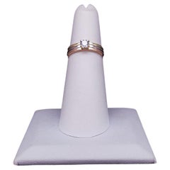Cartier Trinity 18K Gold VVS1/D Round Diamond Engagement Ring