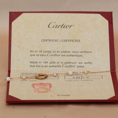 Cartier Bracelet Trinity en or 18 carats et perles