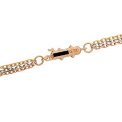 Collier Cartier Trinity en or rose, jaune et blanc 18 carats, 2,60 ct de diamants