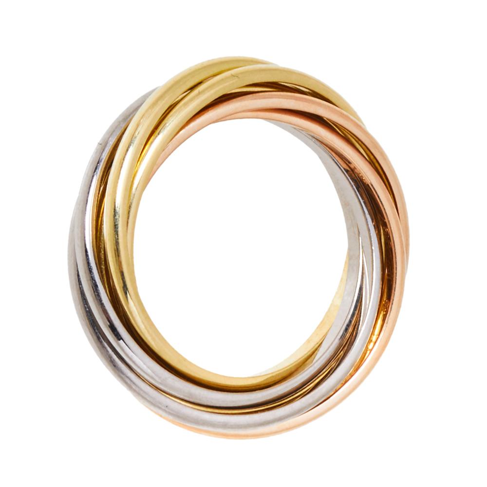 cartier trinity ring size 7
