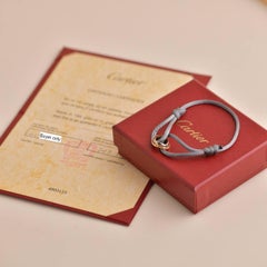 Cartier Trinity 18K Three Tone Gold Cord Adjustable Bracelet
