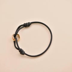 Cartier Trinity Bracelet ajustable en cordon d'or tricolore 18 carats