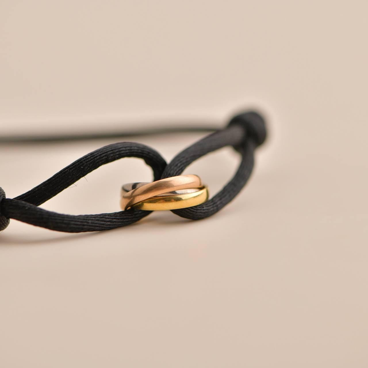 how to tie cartier trinity bracelet