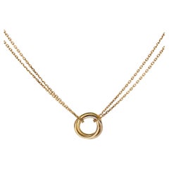 Cartier Trinity 18k Three Tone Gold Necklace