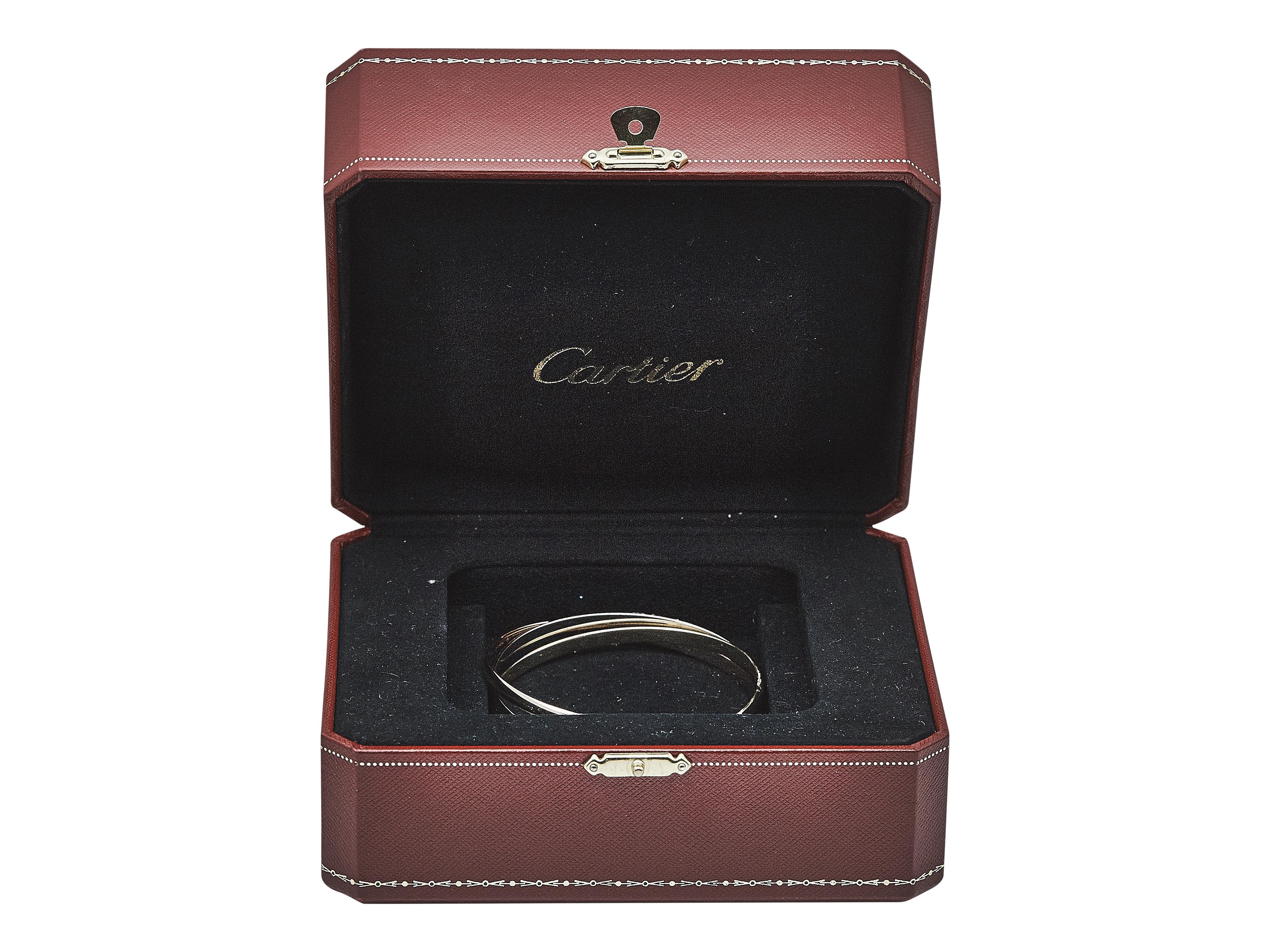 Cartier Trinity 18K Dreifarbiges Goldarmband für Damen oder Herren im Angebot