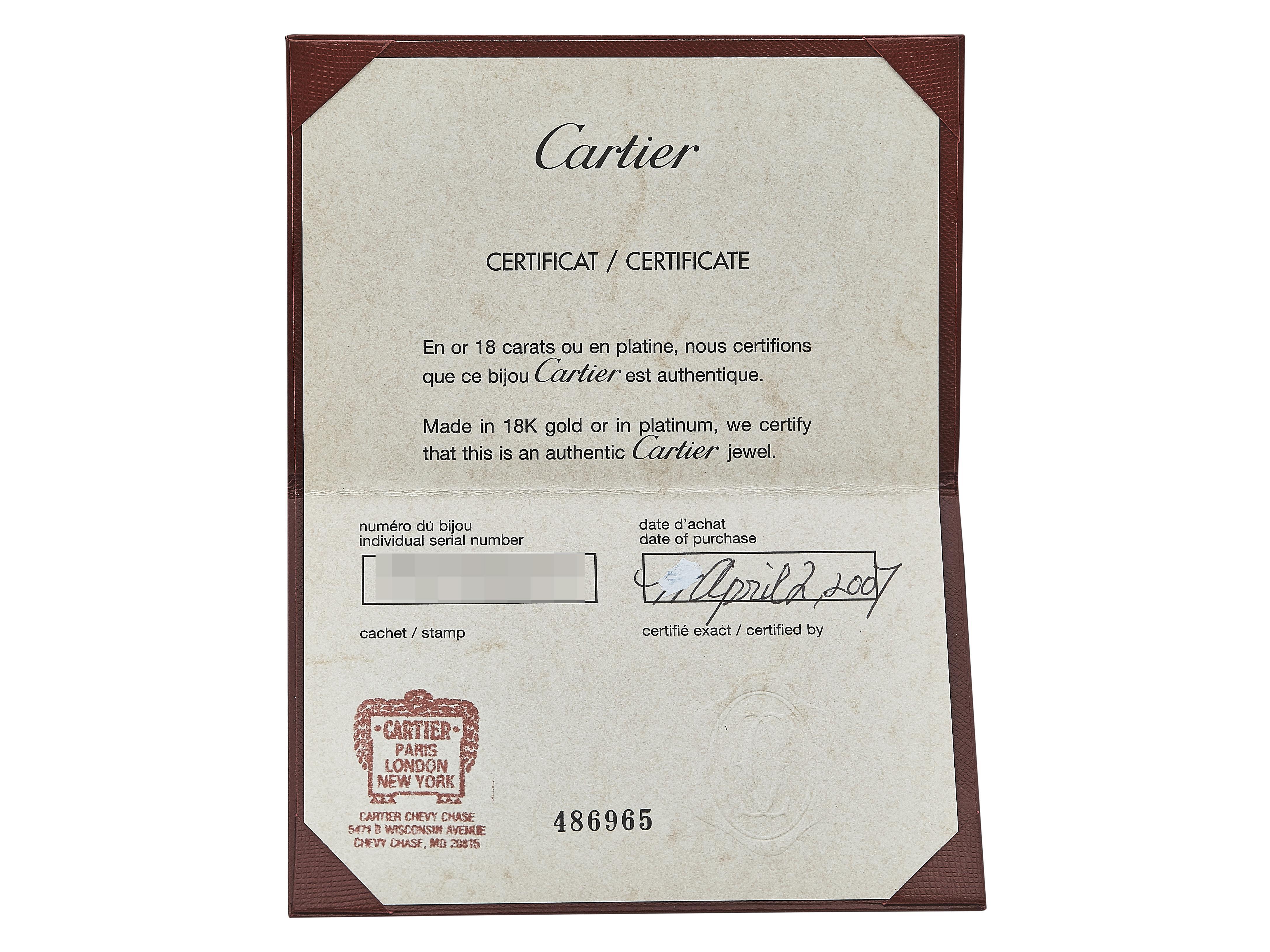 Cartier Trinity 18K Dreifarbiges Goldarmband im Angebot 1