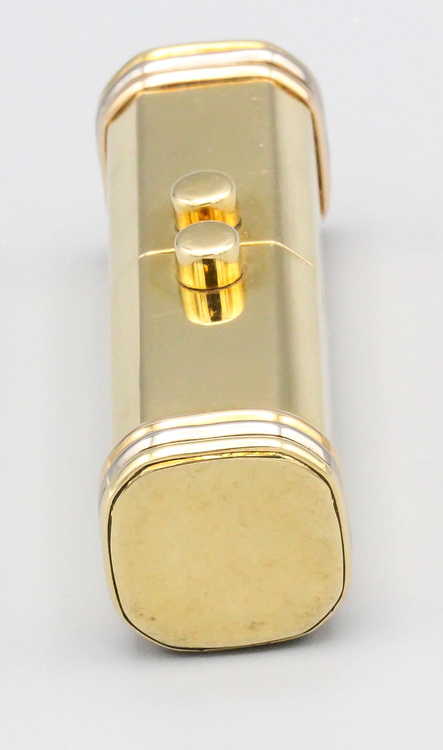 Cartier Trinity 18 Karat Tri-Color Gold Sliding Rectangular Pillbox 1