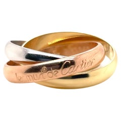 Cartier Trinity 18k Tri-Gold Ring