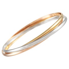 Cartier Trinity 18K White, Yellow and Rose Gold Bracelet
